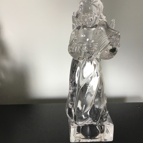 Vintage Mikasa Lead Crystal Angel / Herald Collection / Harp - Picture 2 of 5